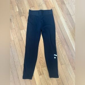 Women’s Nike Black Leggings with White Logo Size Medium